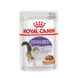 Royal Canin STERILISED (СТЕРИЛАЙЗД) в соусе 0,085кг для стерилизованных кошек старше 1 года.